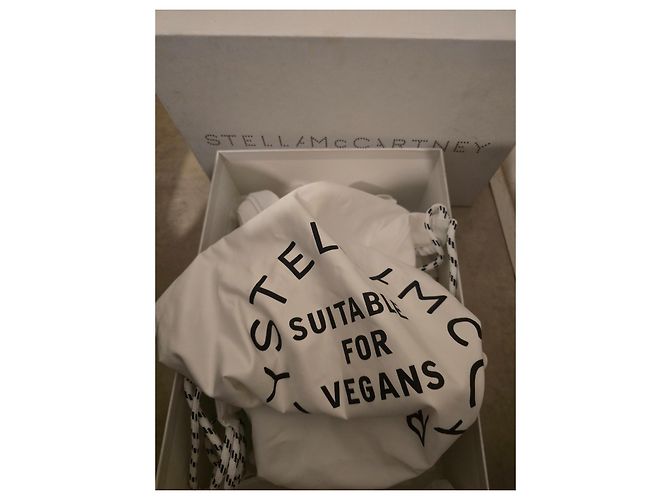 Stella Mc Cartney Stella McCartney Weiße Leder-Sneaker - Ansicht 11