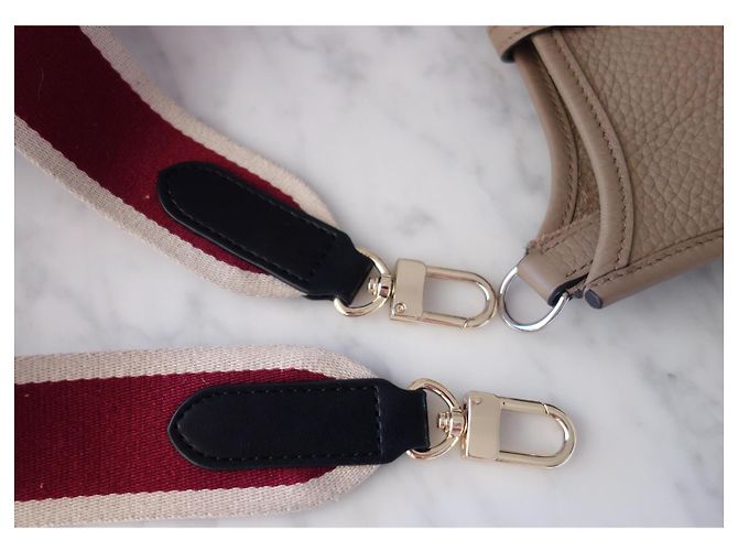 Borsa Hermès Evelyne Amazone Étoupe Grigio - vista 10