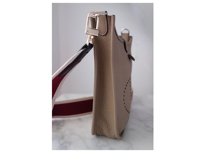 Borsa Hermès Evelyne Amazone Étoupe Grigio - vista 8
