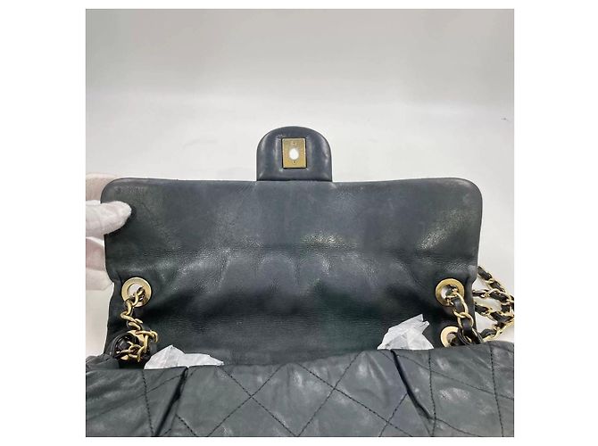 Timeless Borsa a tracolla Chanel Classic Jumbo in pelle trapuntata nera Nero - vista 10