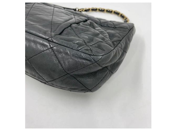 Timeless Borsa a tracolla Chanel Classic Jumbo in pelle trapuntata nera Nero - vista 14