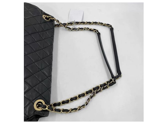 Timeless Borsa a tracolla Chanel Classic Jumbo in pelle trapuntata nera Nero - vista 15