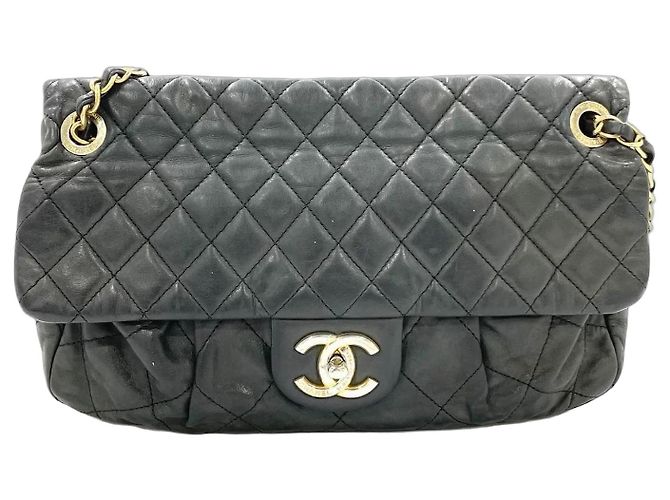 Timeless Borsa a tracolla Chanel Classic Jumbo in pelle trapuntata nera Nero - vista 2