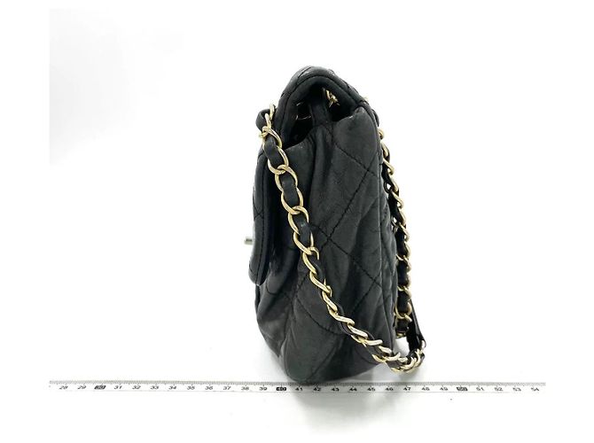 Timeless Borsa a tracolla Chanel Classic Jumbo in pelle trapuntata nera Nero - vista 6