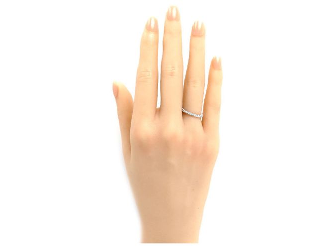 Anello Etincelle in oro bianco 18K Cartier - vista 7