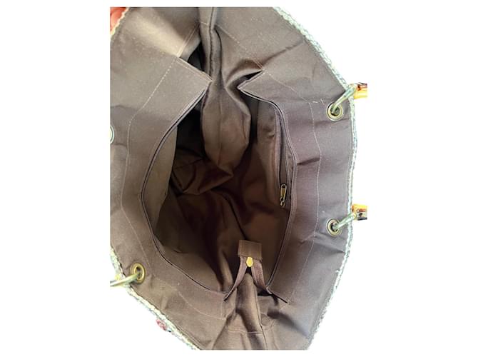 Autre Marque Alex Max Borsa da Spiaggia Boho Bianco Multicolore - vista 6