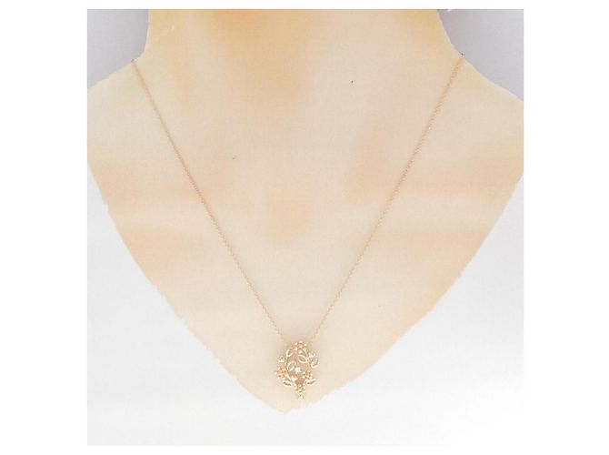 Collana Tasaki in oro 750 e diamanti Rosa - vista 6