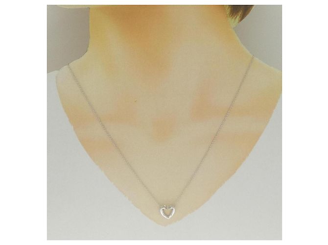 Tiffany & Co Collana Tiffany TENDERNESS in oro bianco 18K e diamanti D'oro - vista 6