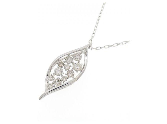 Autre Marque Collana in platino e diamanti Argento - vista 3