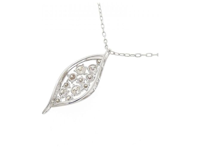 Autre Marque Collana in platino e diamanti Argento - vista 4