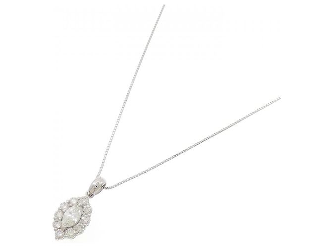 Autre Marque Collana di Diamanti PT900 PT850 Argento - vista 2