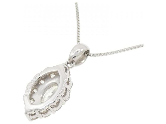 Autre Marque Collana di Diamanti PT900 PT850 Argento - vista 4
