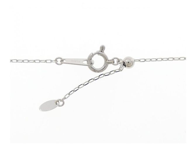 Autre Marque Collana a Croce con Diamanti Pt900 Pt850 Argento - vista 5