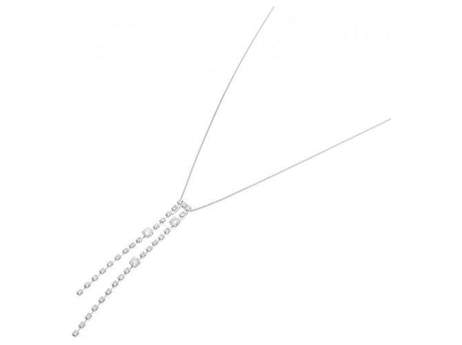 Autre Marque Collana con Diamanti PT850 Argento - vista 2