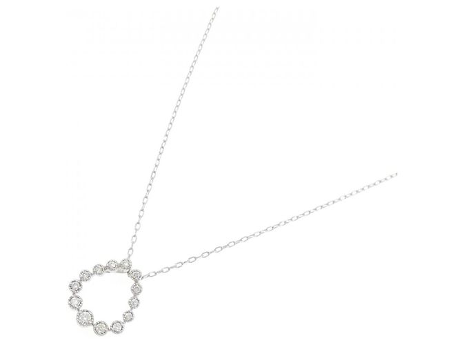 Autre Marque Collana di Diamanti PT900 PT850 Argento - vista 2