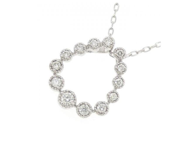 Autre Marque Collana di Diamanti PT900 PT850 Argento - vista 3