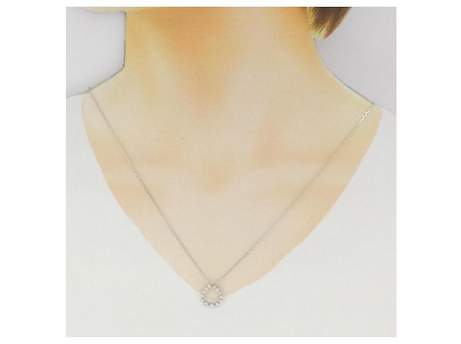 Autre Marque Collana di Diamanti PT900 PT850 Argento - vista 6