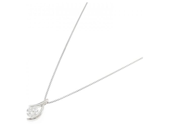 Autre Marque Collana di Diamanti PT900 PT850 Argento - vista 2