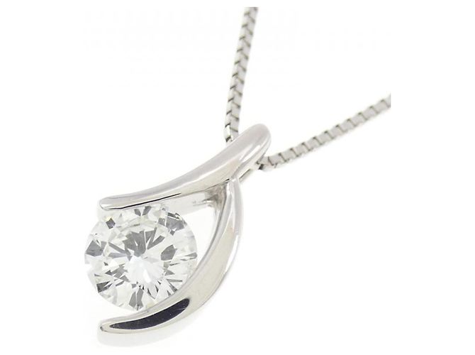Autre Marque Collana di Diamanti PT900 PT850 Argento - vista 3