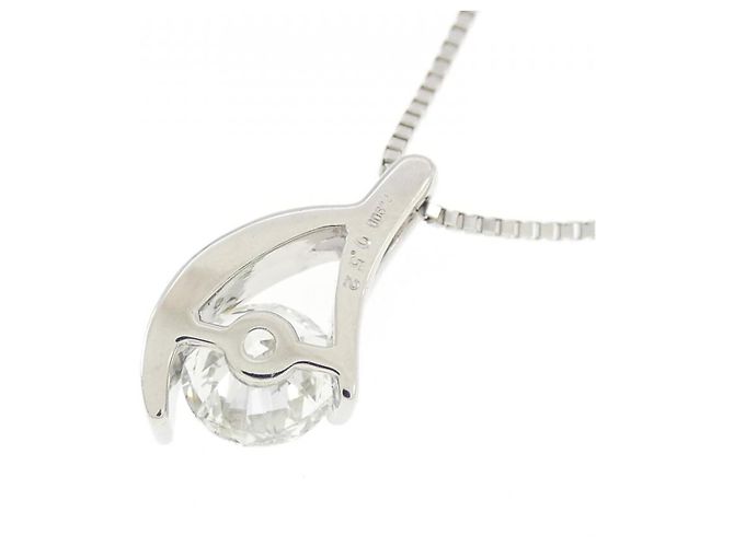 Autre Marque Collana di Diamanti PT900 PT850 Argento - vista 4