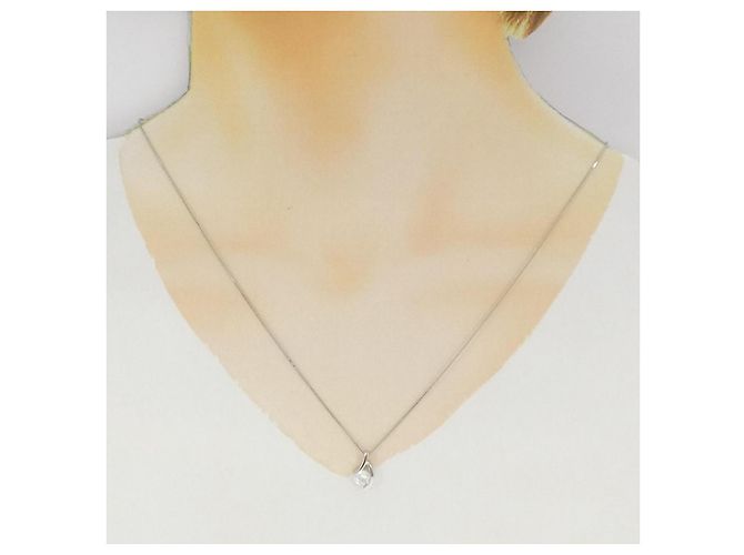 Autre Marque Collana di Diamanti PT900 PT850 Argento - vista 6