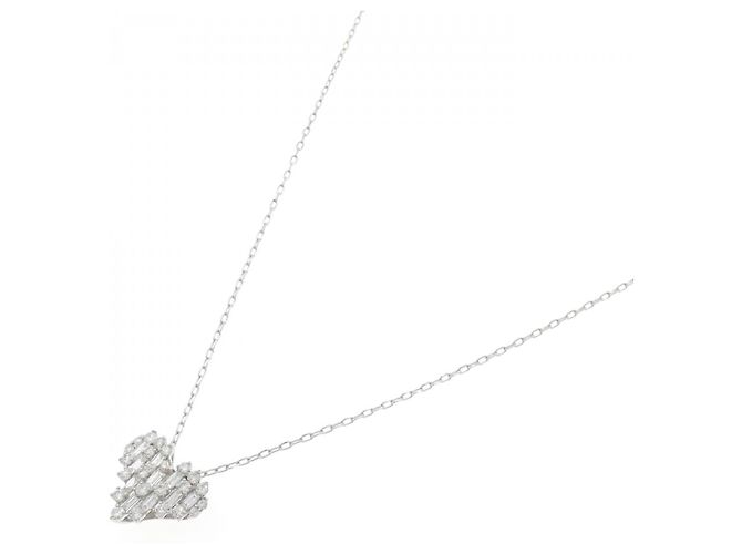 Autre Marque Collana in platino e diamanti Argento - vista 2