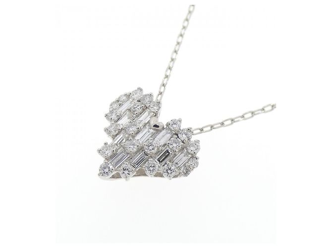 Autre Marque Collana in platino e diamanti Argento - vista 3