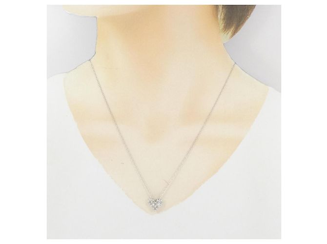 Autre Marque Collana in platino e diamanti Argento - vista 6