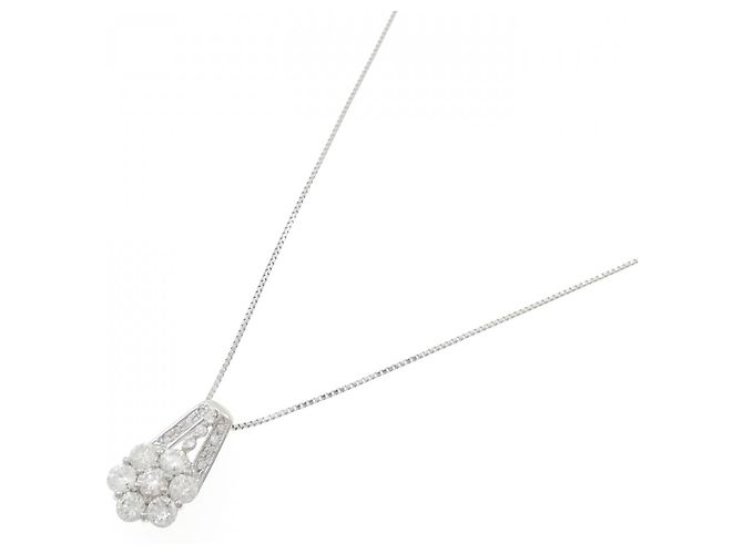 Autre Marque Collana in platino con diamanti PT900 PT850 Argento - vista 2