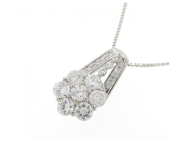 Autre Marque Collana in platino con diamanti PT900 PT850 Argento - vista 3
