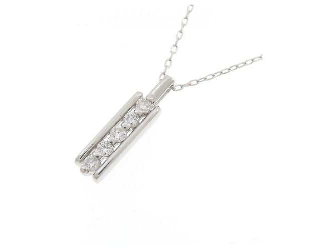 Autre Marque Collana in platino e diamanti Argento - vista 3
