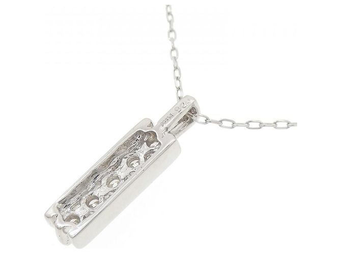 Autre Marque Collana in platino e diamanti Argento - vista 4