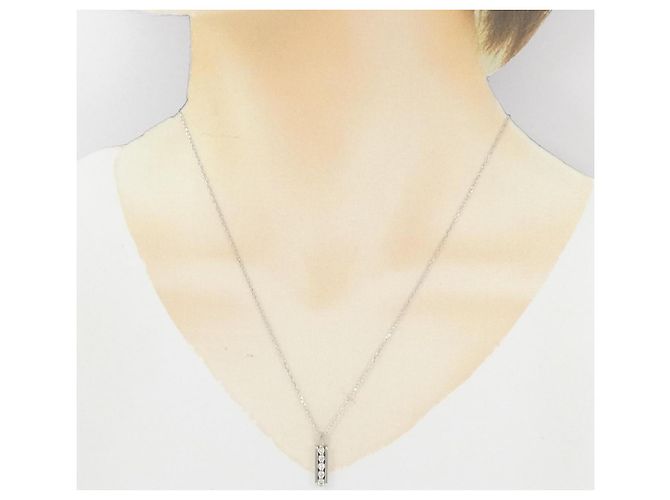 Autre Marque Collana in platino e diamanti Argento - vista 6