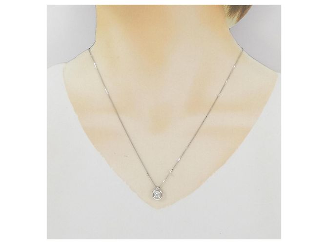 Autre Marque Collana in platino e diamanti Argento - vista 6