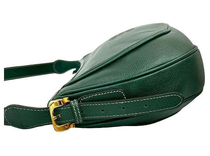 Borsa a tracolla in pelle Anagram Loewe Verde - vista 6