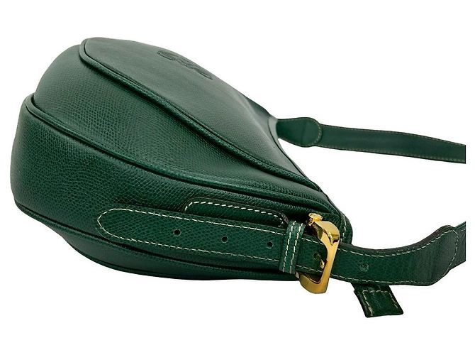 Borsa a tracolla in pelle Anagram Loewe Verde - vista 7