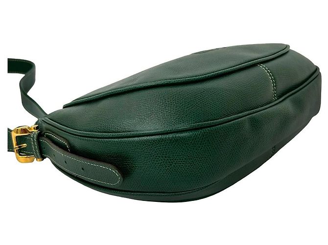 Borsa a tracolla in pelle Anagram Loewe Verde - vista 8