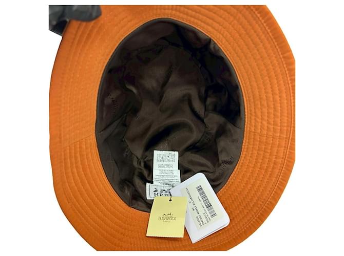 Hermès Hermes Bucket Hat Orange - Ansicht 8