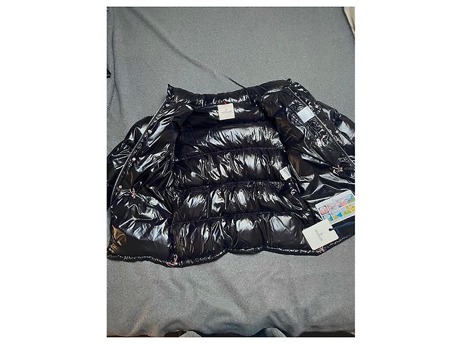 Giacca Moncler Rateau Nera Lucida Nero - vista 3