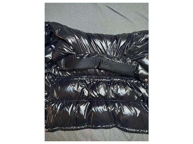 Giacca Moncler Rateau Nera Lucida Nero - vista 7