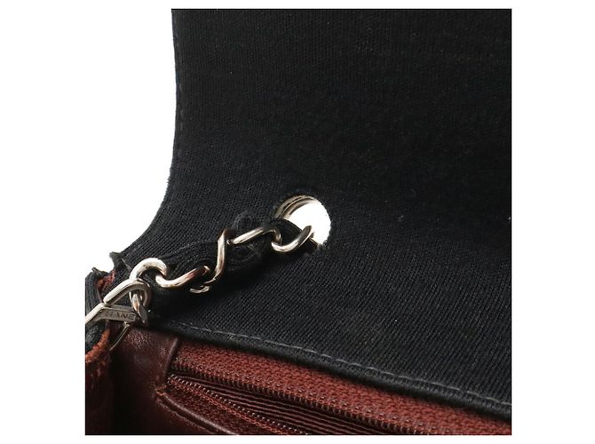 Borsa a Spalla Chanel Matelassé Coco Mark Chain Nero - vista 10