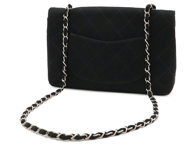Borsa a Spalla Chanel Matelassé Coco Mark Chain Nero - vista 3
