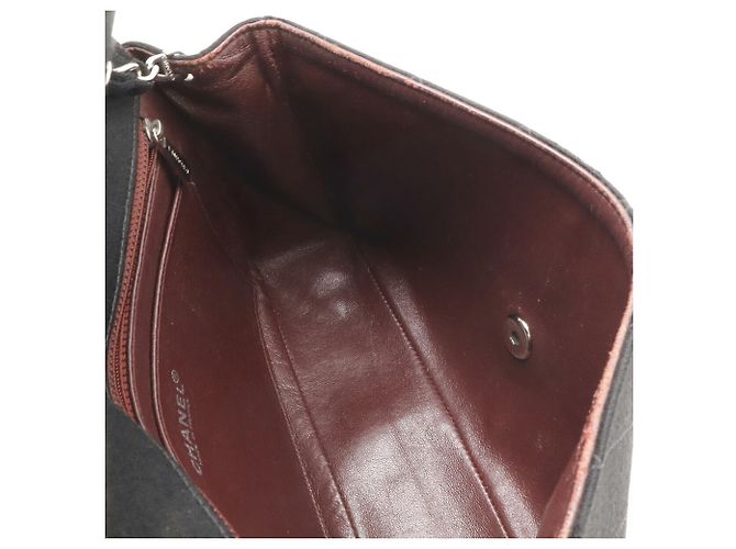 Borsa a Spalla Chanel Matelassé Coco Mark Chain Nero - vista 8