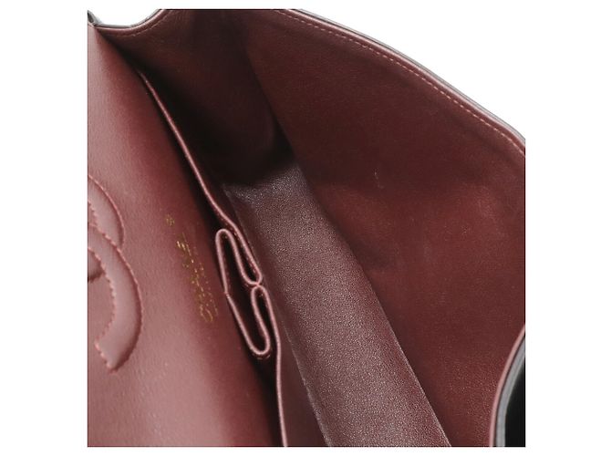 Timeless Borsa a tracolla Chanel Matelassé 25 Coco Mark Double Chain Nero - vista 8
