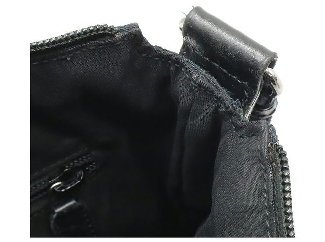 Borsa a Spalla Gucci GG Canvas Nero - vista 8