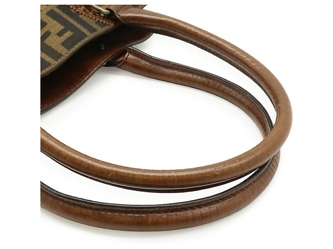 Borsa Tote/Borsa a Spalla Fendi Zucca Etnico Cachi Marrone scuro - vista 5