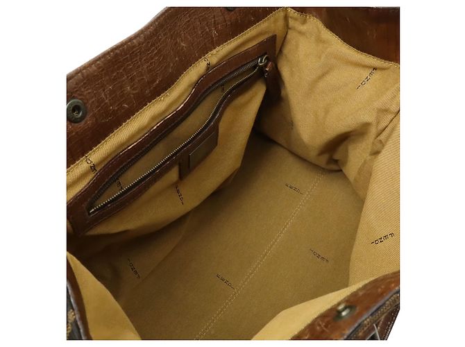 Borsa Tote/Borsa a Spalla Fendi Zucca Etnico Cachi Marrone scuro - vista 7