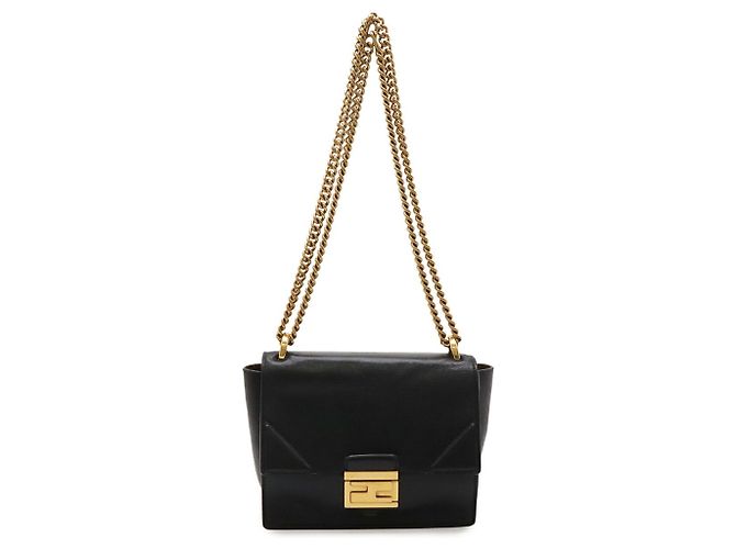 Borsa a Spalla Fendi Can You Chain Nero - vista 2