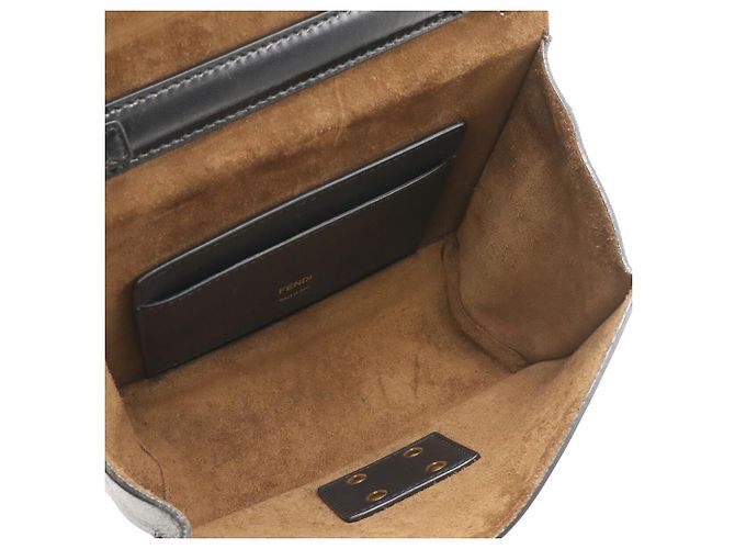 Borsa a Spalla Fendi Can You Chain Nero - vista 7