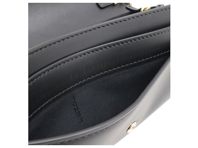 Clutch Lunga con Catena Portafoglio Fendi FF Diamond Nero - vista 10